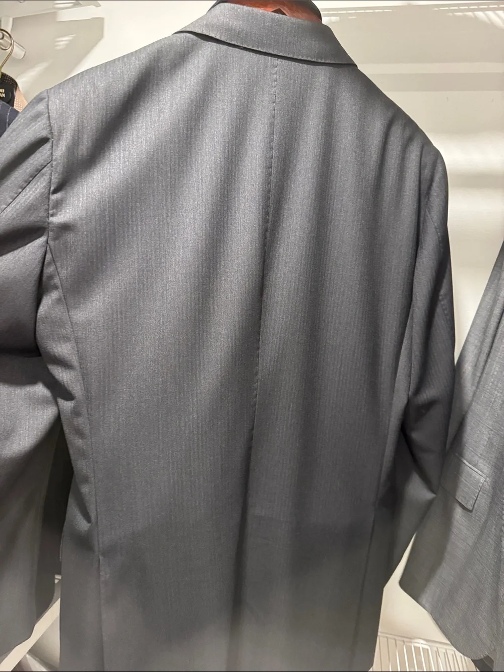 Men's Dark Gray Tailored Suit Jacket